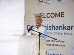 Old Harbour: Jaishankar honours Indian diaspora's legacy in Jamaica, marks 180 years since arrival