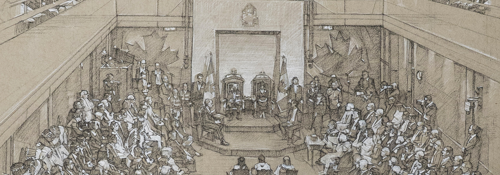 Sketches immortalize King Charles’ Canadian Speech from the Throne