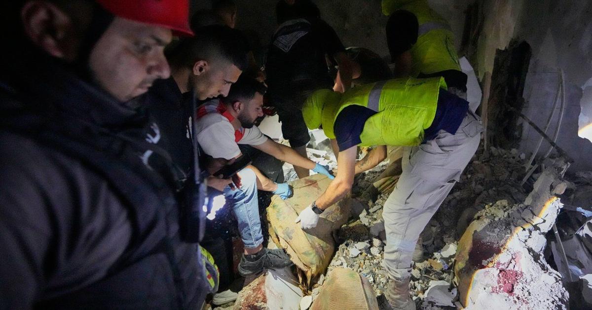 Israeli strikes kill at least 8 in Lebanon's fourth largest city ahead of Washington talks