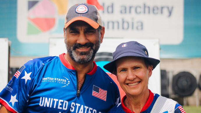 Mark Williams involved in two recurve 50+ world records in Medellin