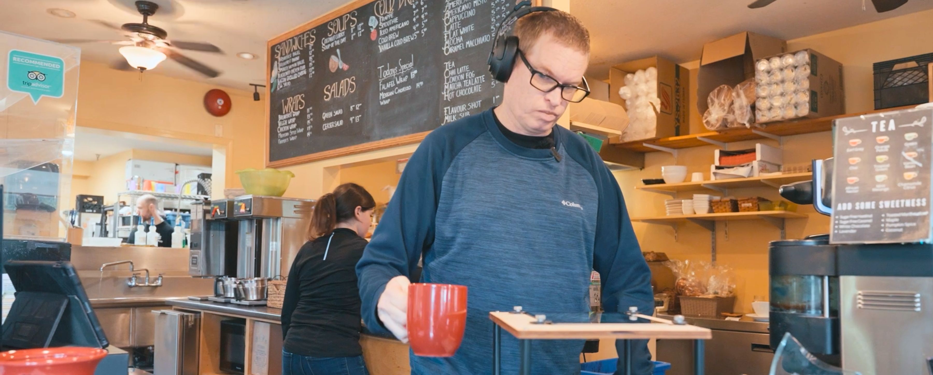 CanAssist technology helps local barista work independently