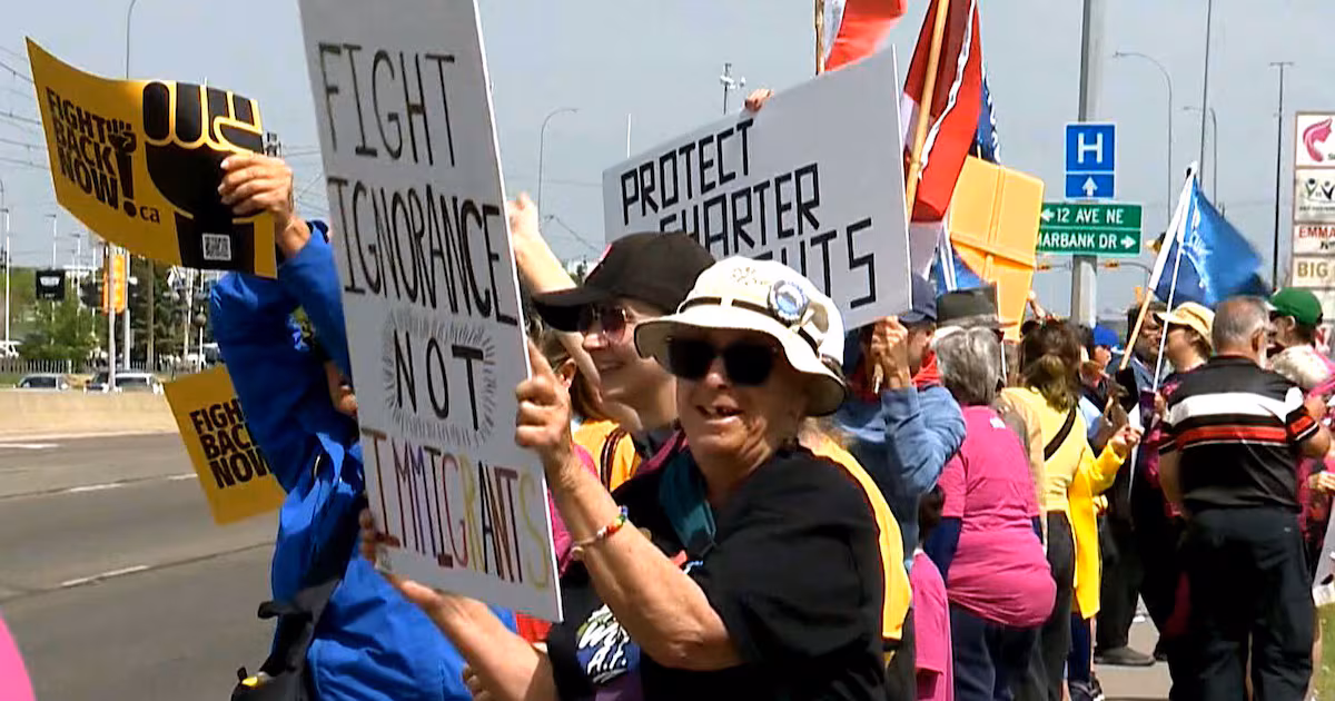 Thousands rally across Alberta as some warn separation debate is overshadowing other concerns