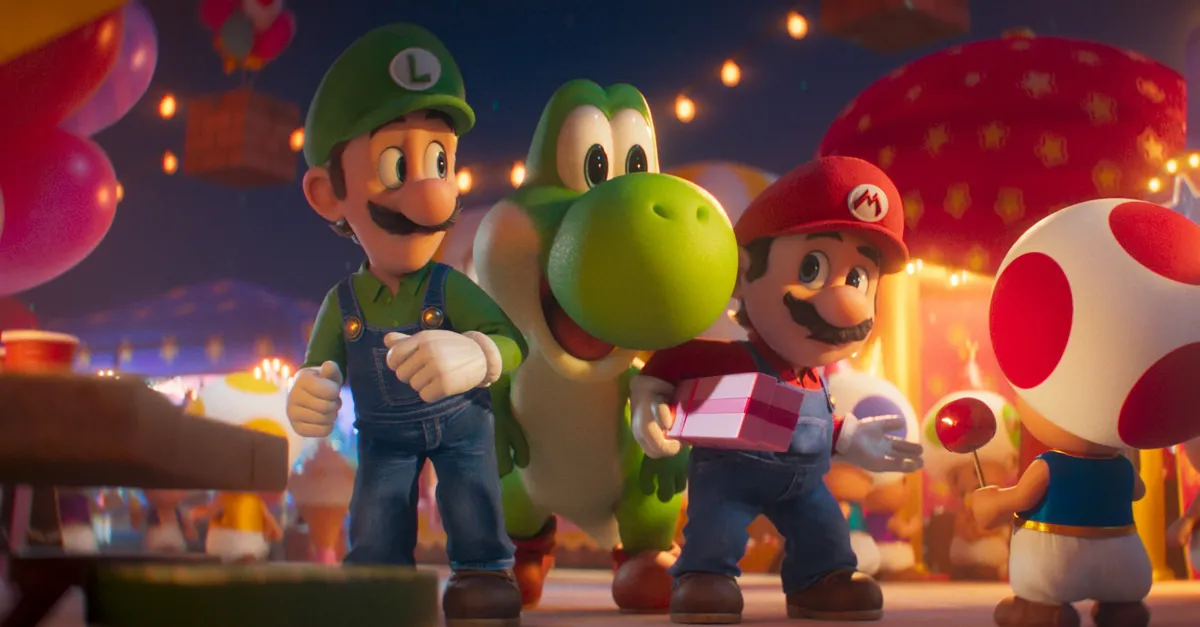 The Super Mario Galaxy Movie is beautiful but a little too busy