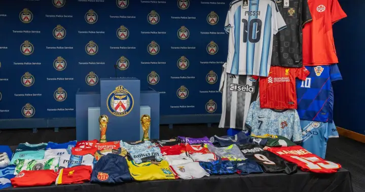 Toronto police seize thousands of counterfeit soccer jerseys in Canada’s largest bust