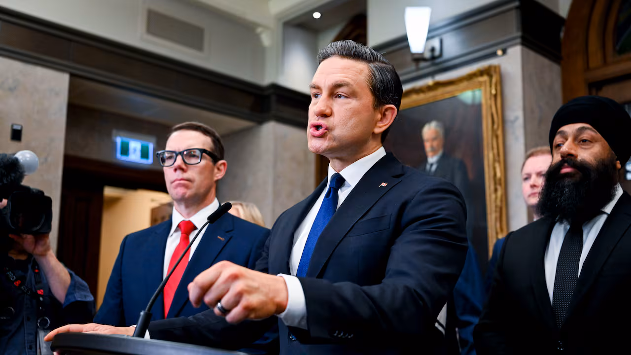 Poilievre wants a 'big apology' from Carney on antisemitism in Canada