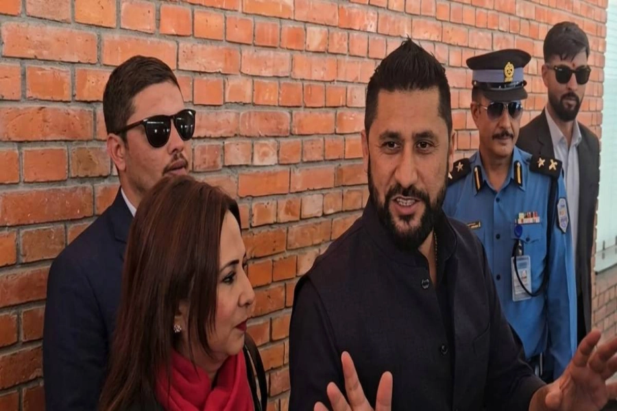 Rabi Lamichhane departs for Delhi on India visit