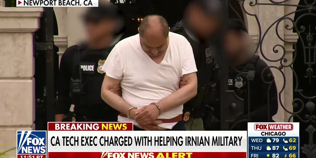 California tech executive accused of secretly shipping U.S. technology to Iran's military