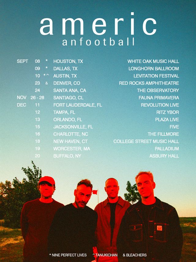 American Football Announces Fall Leg Of ‘No Feeling’ World Tour