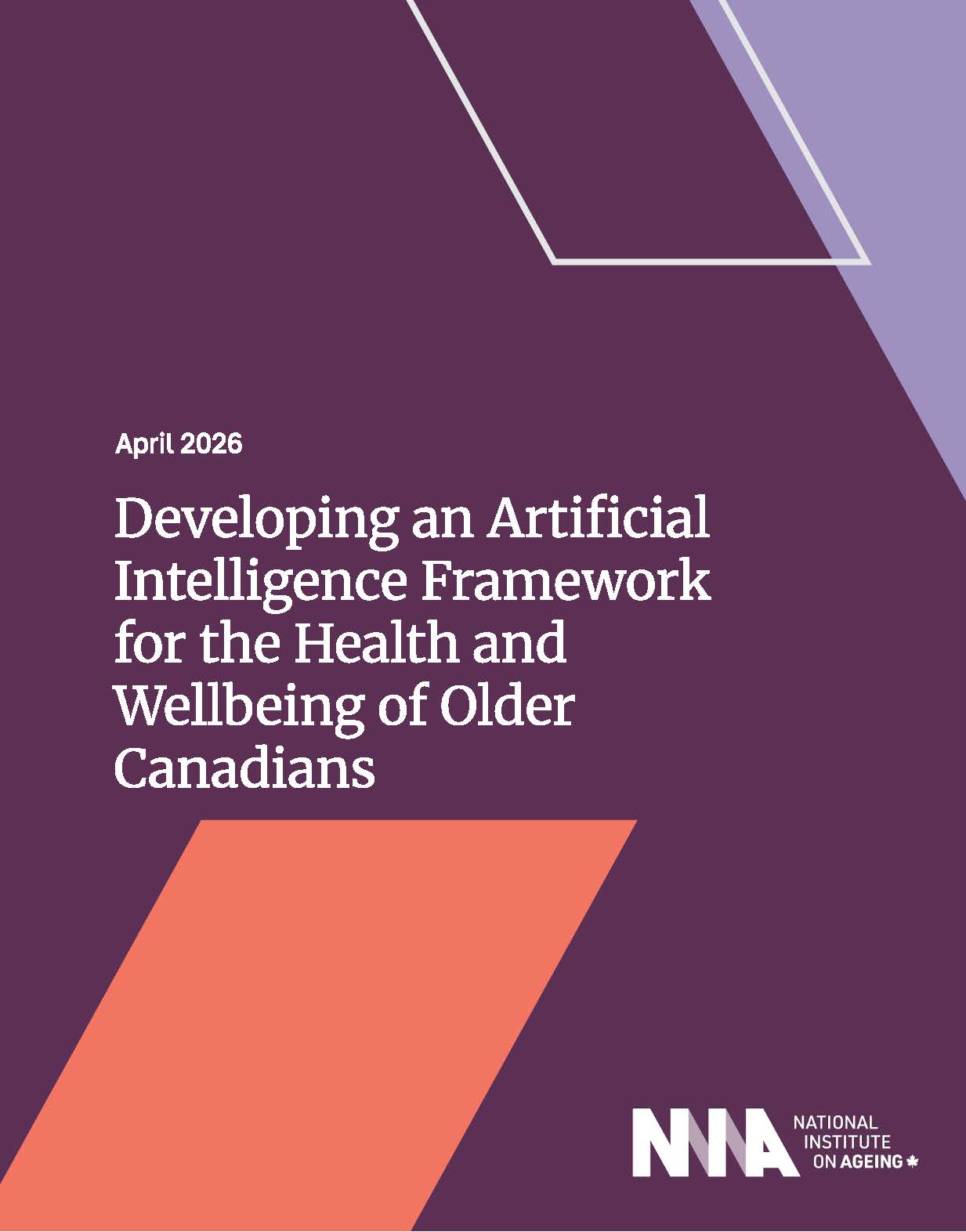 Developing an Artificial Intelligence Framework for the Health and Wellbeing of Older Canadians