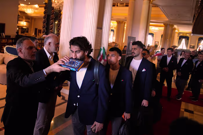 Iran's soccer team leaves for World Cup as some officials still await US visas