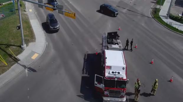 Pedestrian struck and killed by commercial truck on Bow Trail