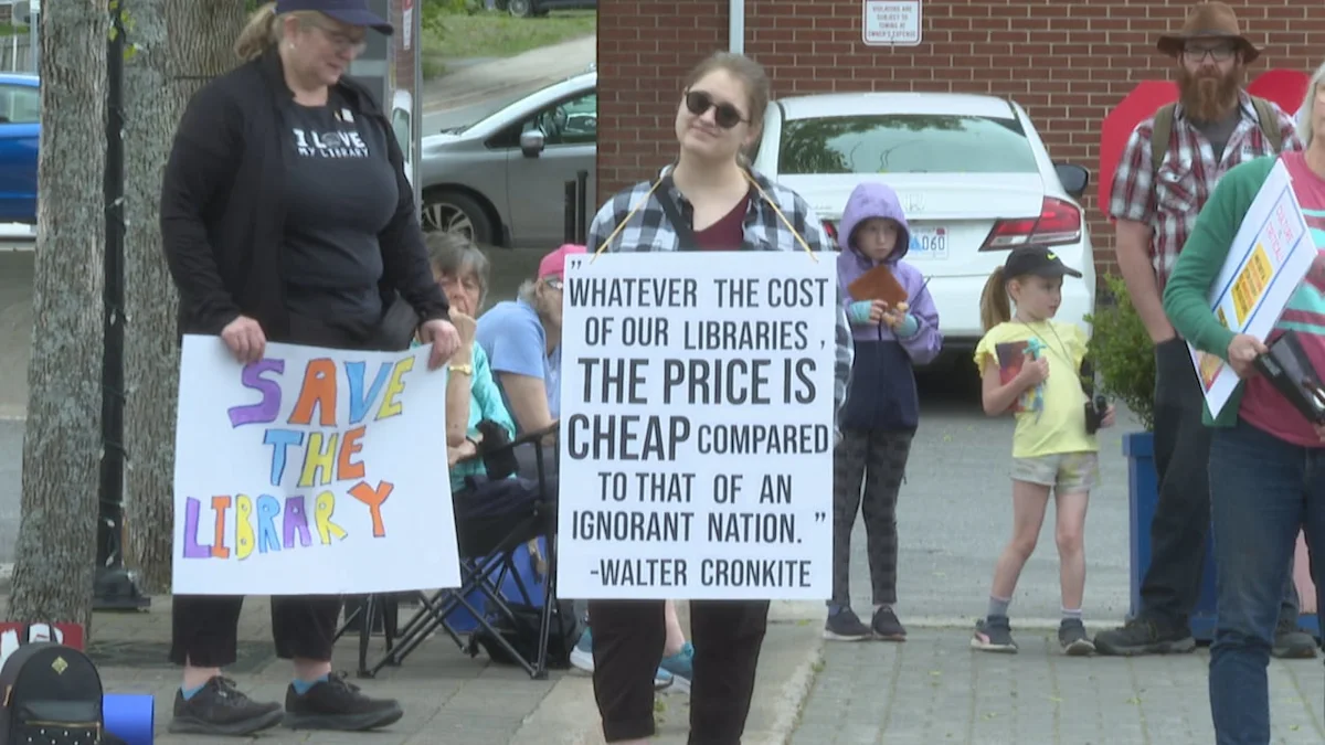 Kentville residents rally to save their library