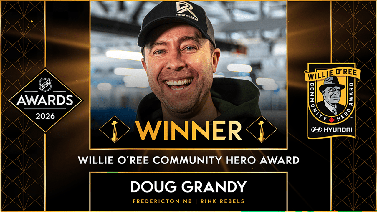 Grandy named Canadian winner of Willie O’Ree Community Hero Award