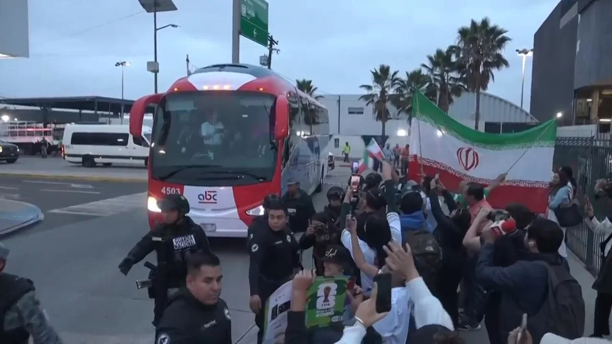 Iranian football team arrives in Mexico for World Cup preparations
