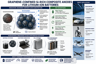 Solidion Technology Granted 7 New Patents on Composite Anode Materials For Batteries Targeting Humanoid Robots, Space