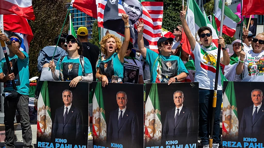 Iranians protest outside World Cup stadium ahead of Iran match