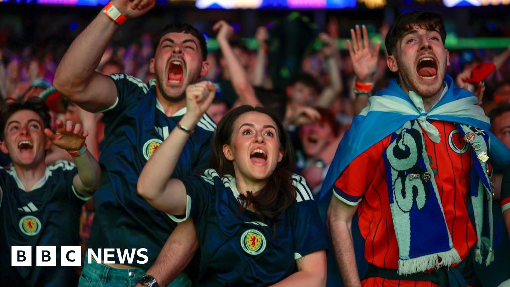 Jubilation as Scotland fans celebrate first World Cup win in 36 years