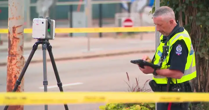 Girl, 4, killed in collision after running into traffic in north Edmonton
