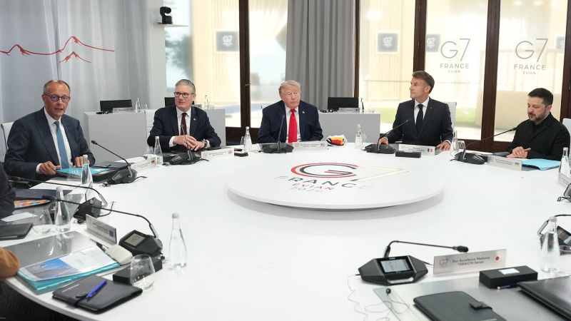 Live updates: Trump meets world leaders in France with US