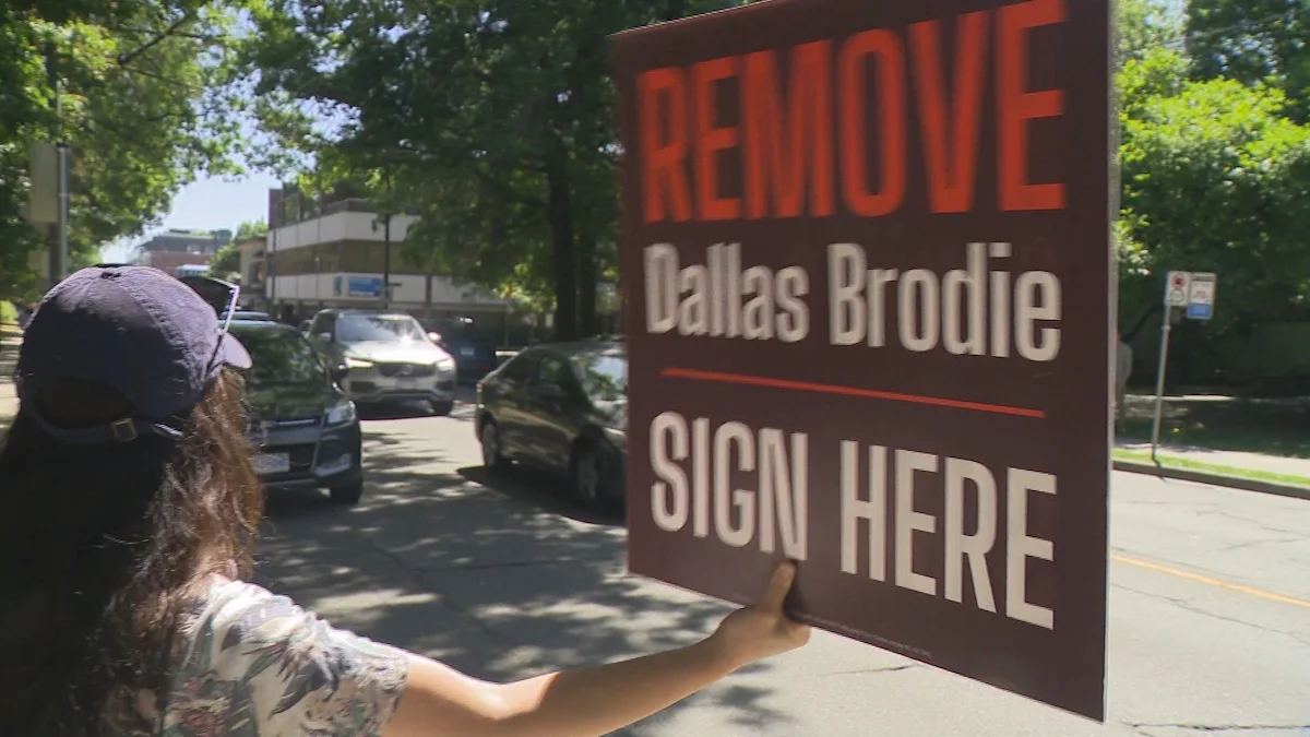 Recall campaign against MLA Dallas Brodie facing uphill battle