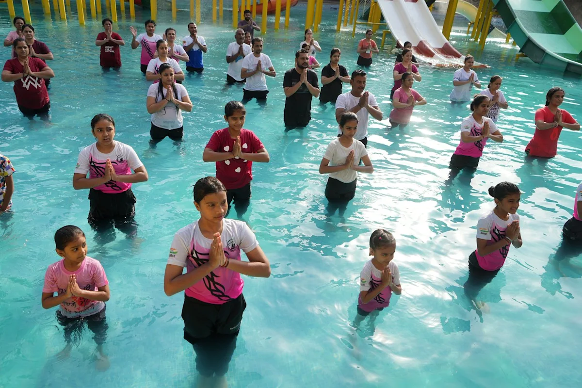 Photo highlights from the International Yoga Day
