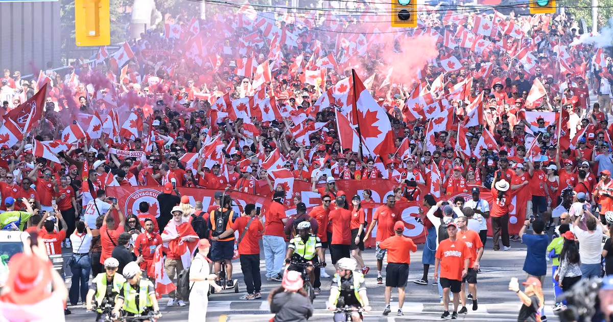 Allez les Rouges! How Voyageurs fan group is energizing Canada's World Cup run