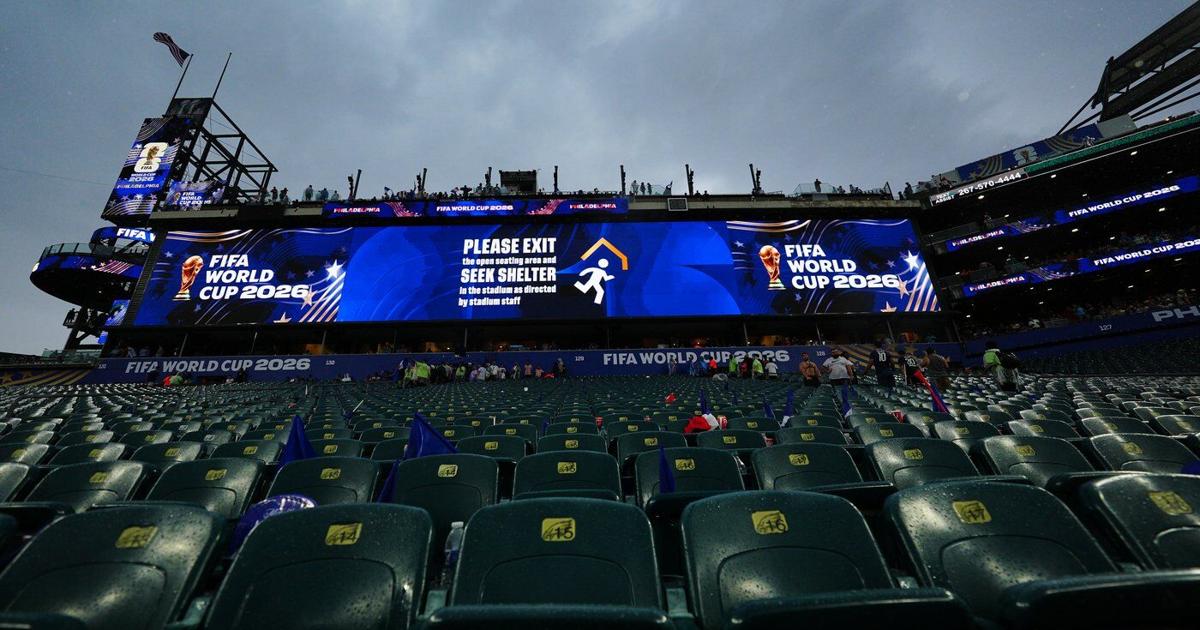 World Cup sees first weather delay, with France