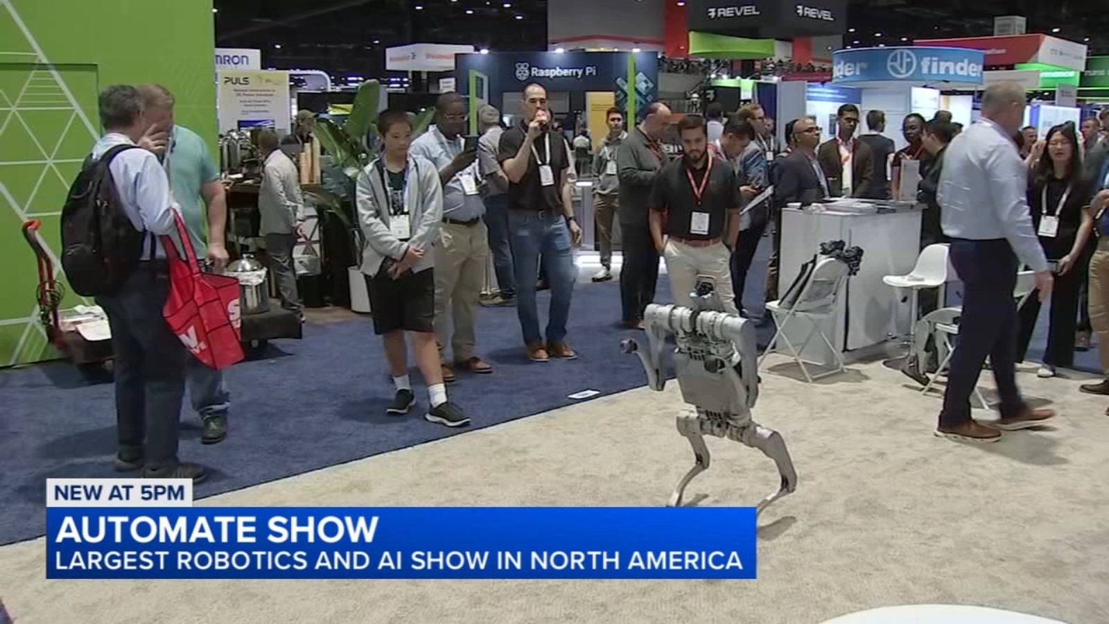 Largest robotics, artificial intelligence show in North America, Automate, at McCormick Place in Chicago this week