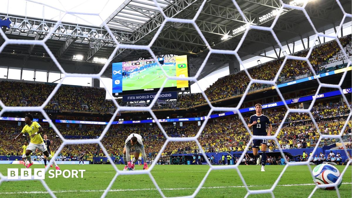 Fifa World Cup: Vinicius Junior stops fun and leaves Scots down... but are they out?