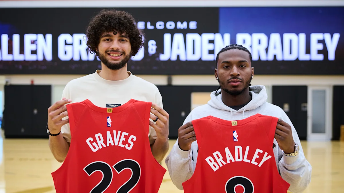 Raptors draft picks come to Toronto