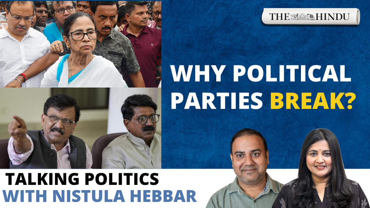 Why are political parties breaking up in India? | Talking politics