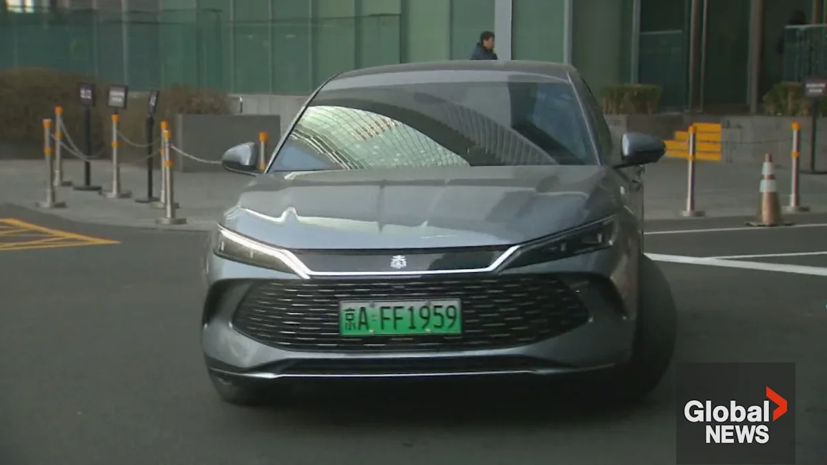 1st shipment of Chinese EVs could arrive in Canada as early as July