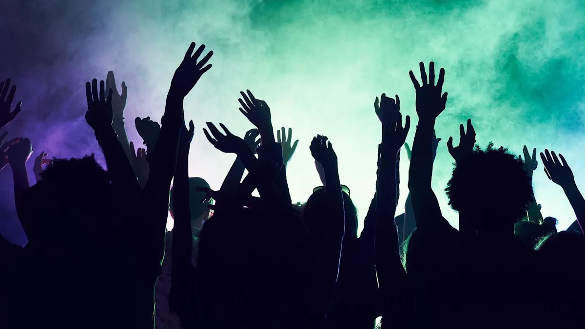 Two arrested after stabbing at huge rave in field