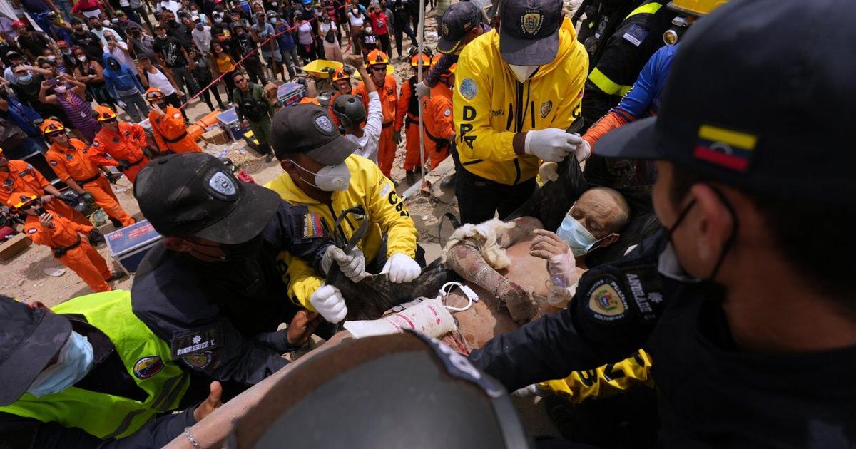From the rubble in Venezuela, an unexpected story of survival cuts through days of tragedy