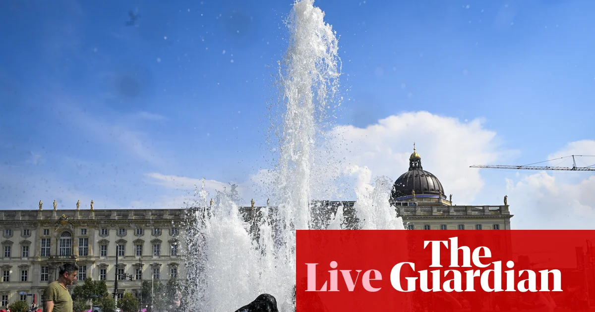 Extreme heat continues in central and eastern Europe with temperatures of 38C expected