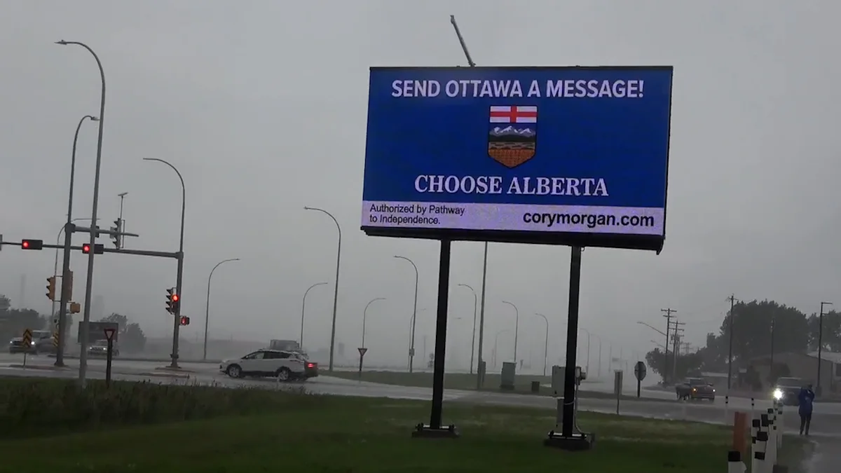 Alberta separatists rally in Taber