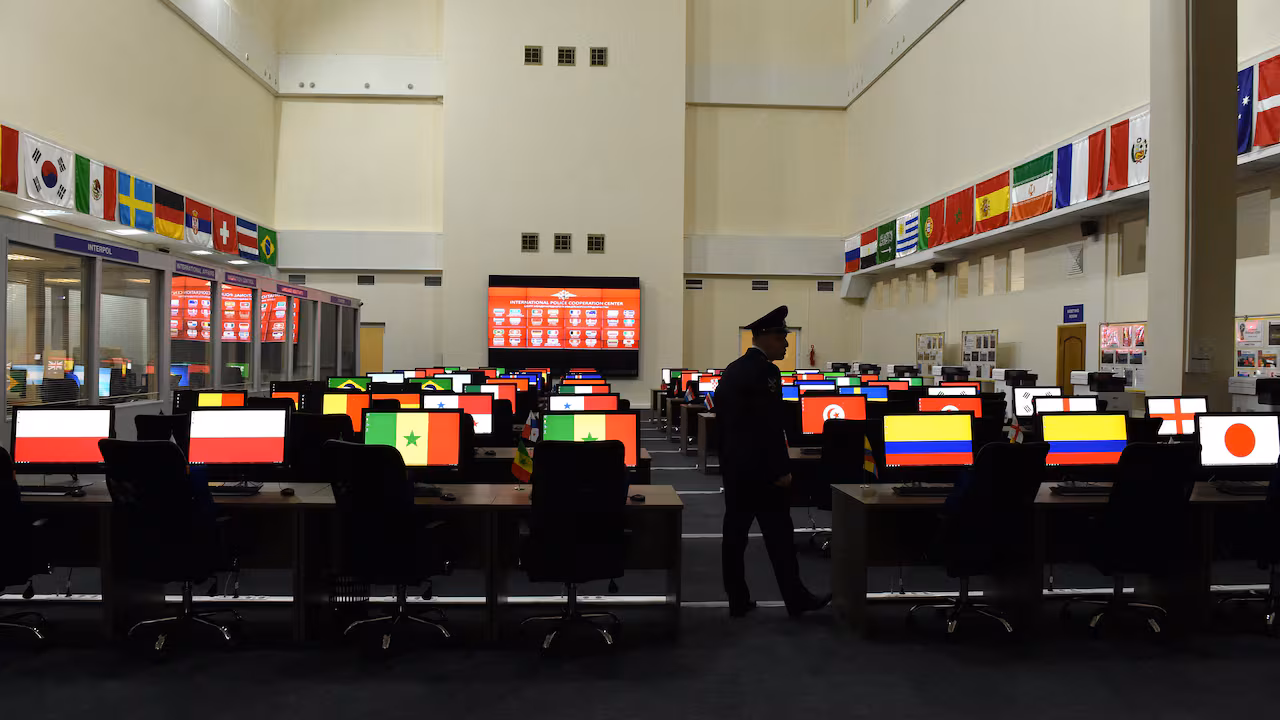 Inside the World Cup's international police command centre