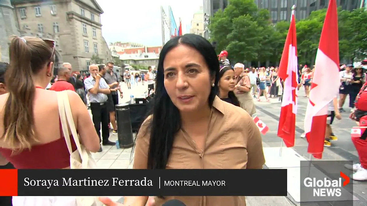 Thousands celebrate Canada Day in Montreal