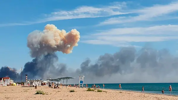 Ukraine says it struck two Russian airbases in Crimea