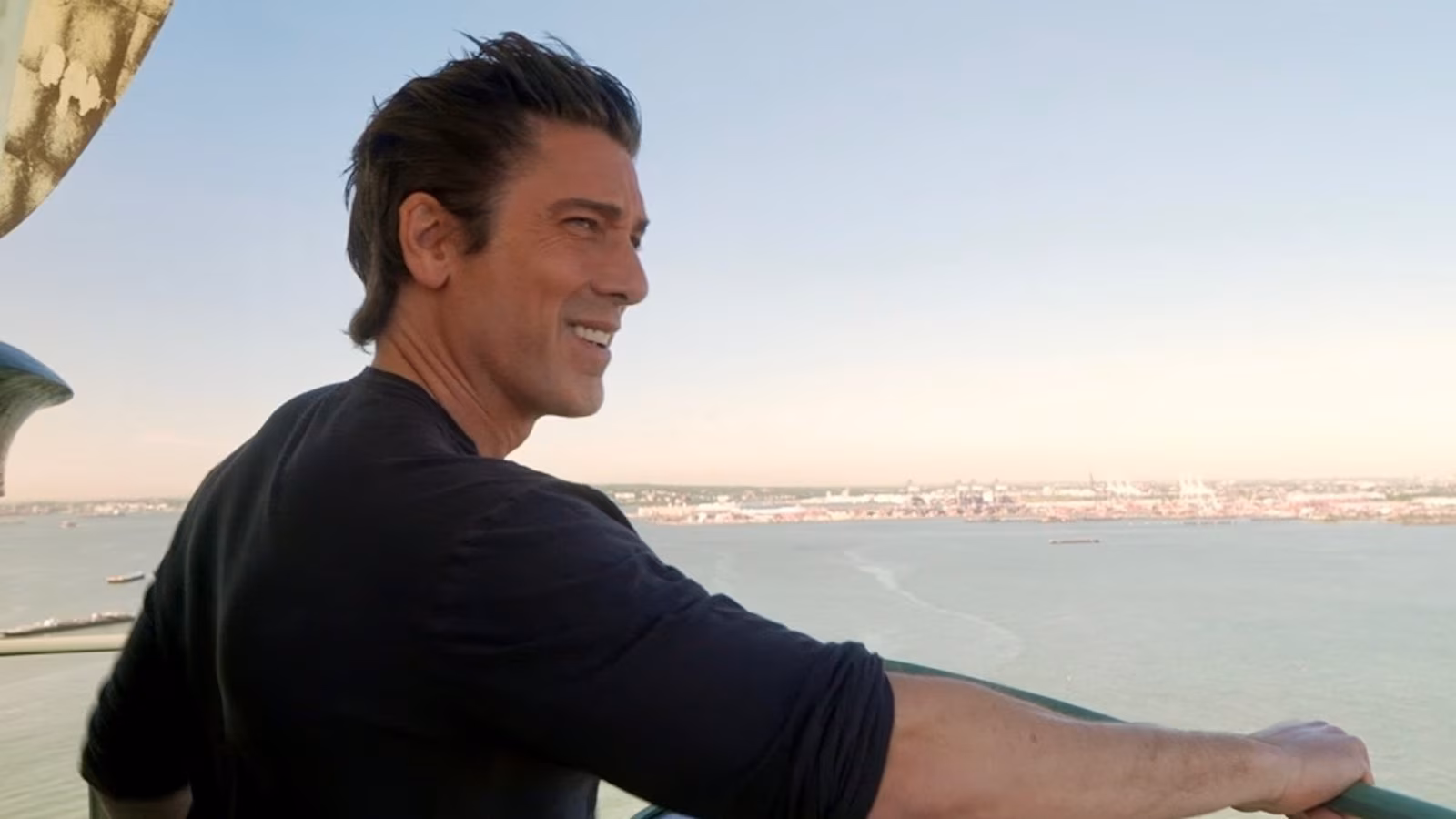 America 250: David Muir climbs up to the Statue of Liberty's torch