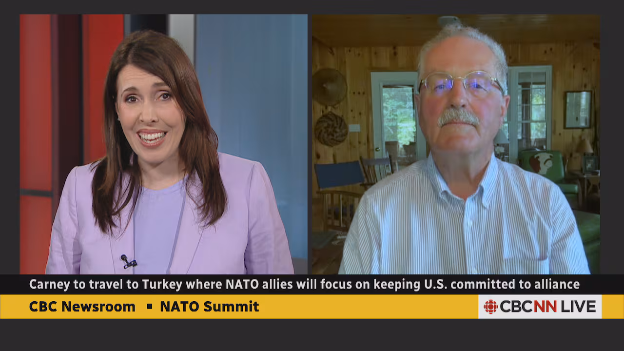 Title: CBC News speaks with Andrew Rasiulis about NATO and Canada's position