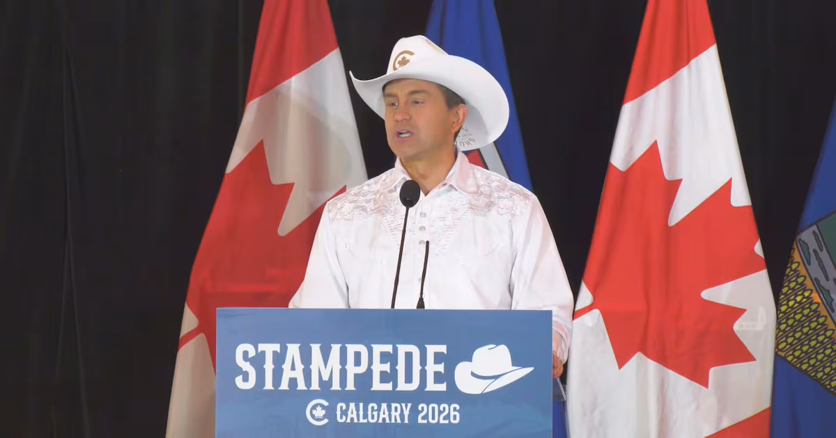 ‘We will fight for Canada’: Opposition leader Poilievre weighs in on separatism in speech to Conservative supporters