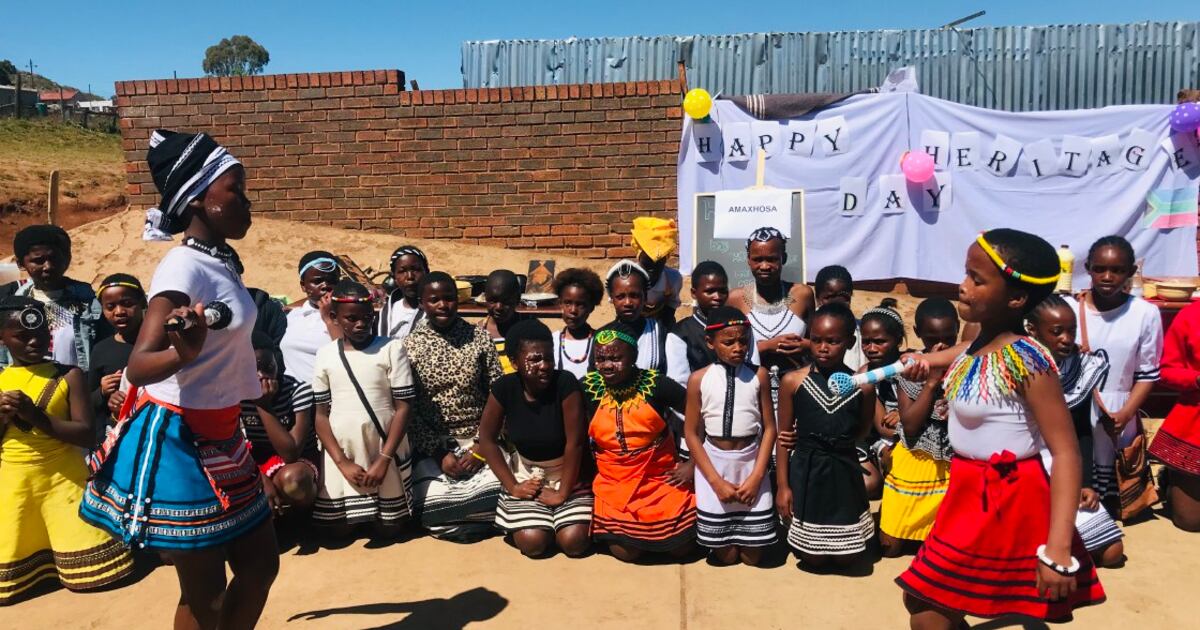 Ngolo Primary pupils learn about different traditions and cultures on Heritage Day