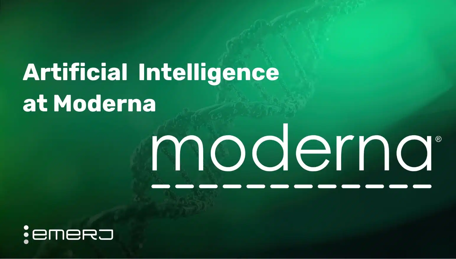 AI at Moderna