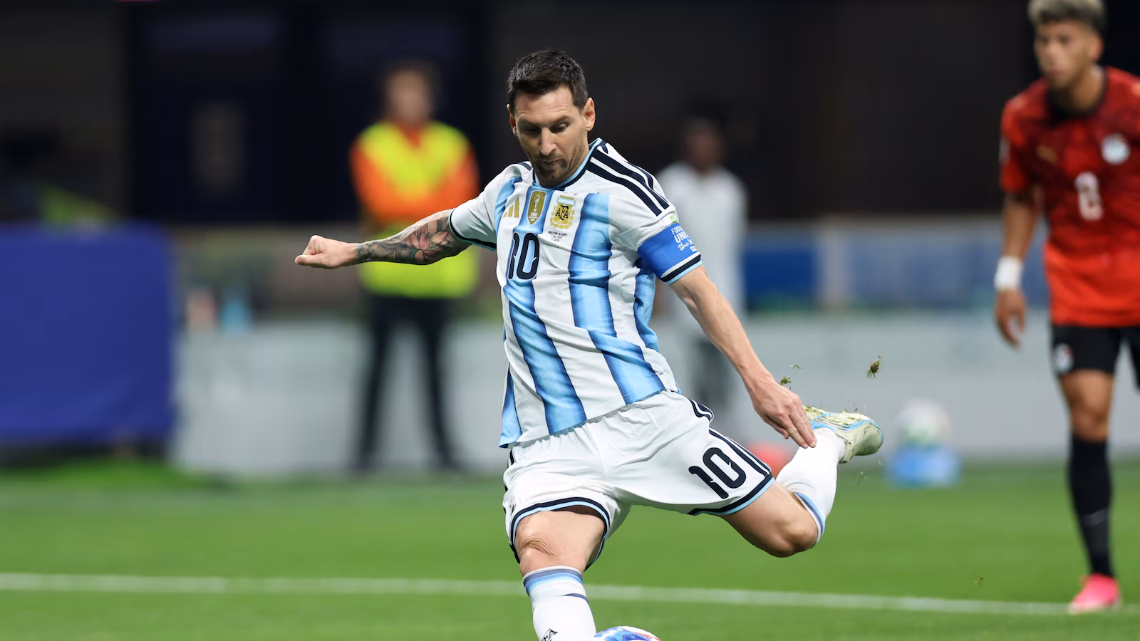 Lionel Messi scores his eighth goal of this year's World Cup, takes lead in Golden Boot race