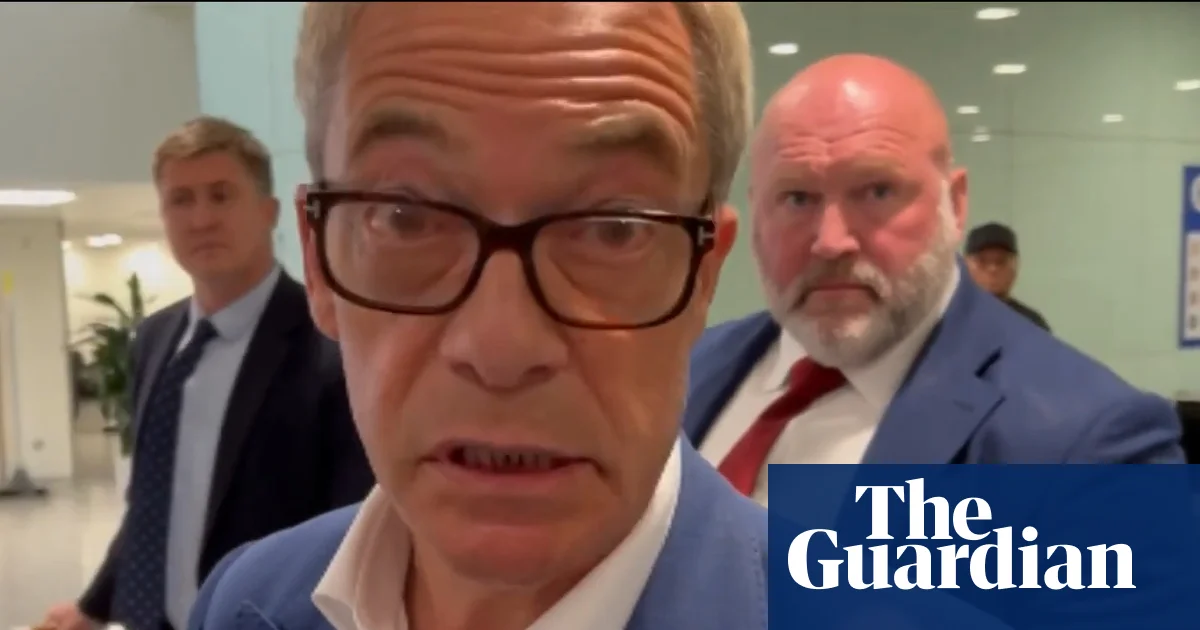 ‘Serious consequences’: Farage attacks Sky News after question about George Cottrell