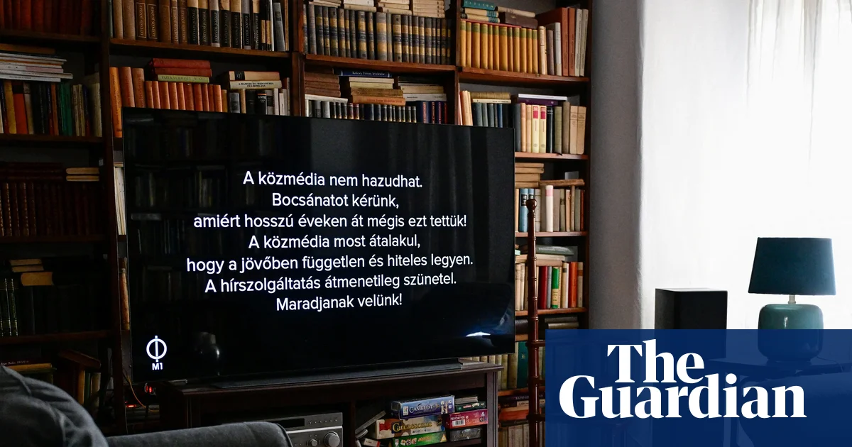 Hungarian public media outlets halt broadcasting in post-Orbán shake