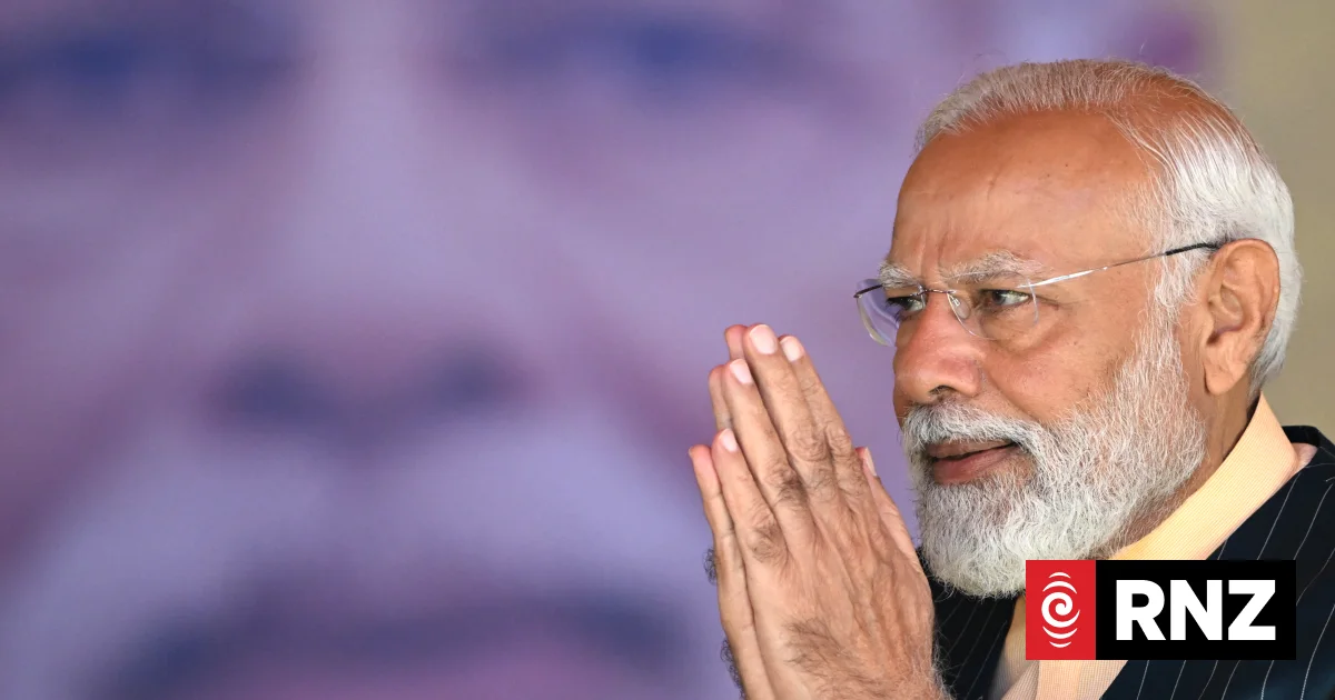 Who is Narendra Modi and why is he visiting New Zealand?
