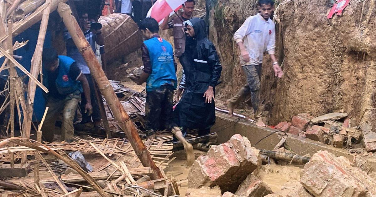 Bangladesh relocates refugees after landslide kills at least 5 children