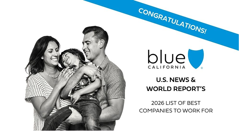 Blue Shield of California Recognized as a 2026 U.S. News & World Report Best Company to Work For